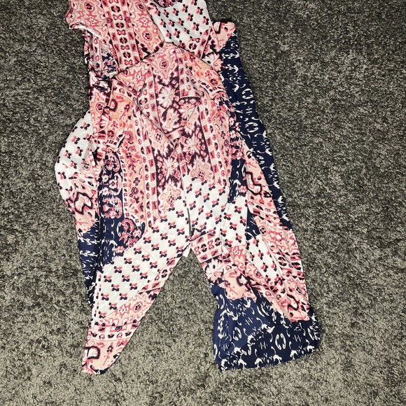 DANA BUCHMAN Women's 100% Polyester Poncho Top Short Sleeve Boho XL - Picture 8 of 9